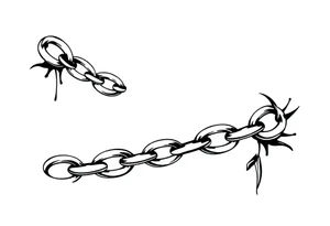 Chain tattoo idea