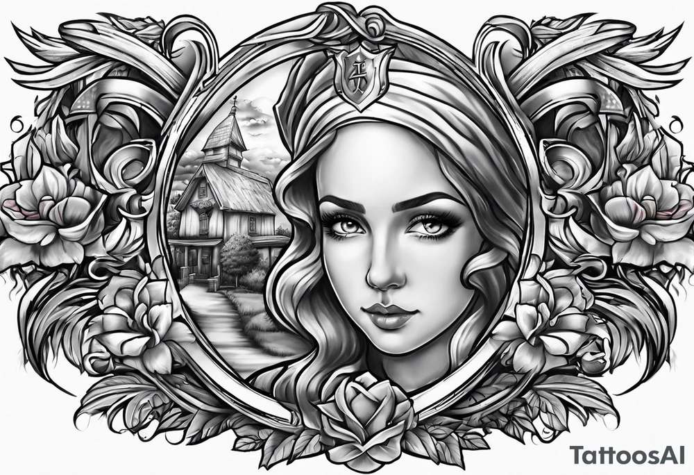 Family memorial tattoo idea
