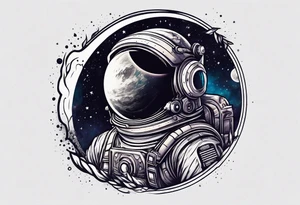 Void in space tattoo idea