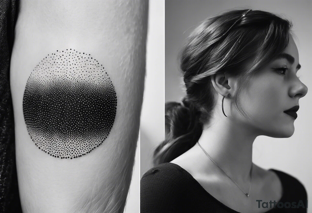 LINE AROUND SHOULDERS tattoo idea