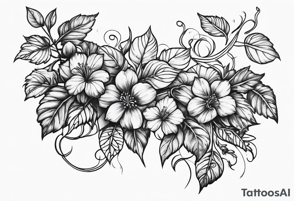 vines tattoo idea