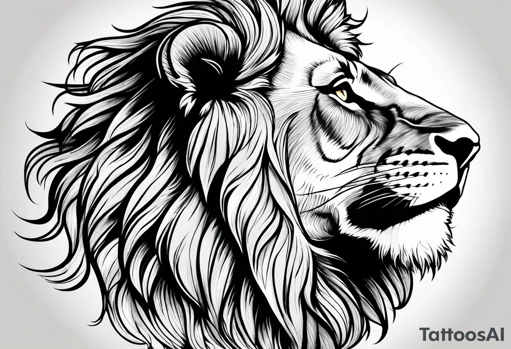 lion tattoo tattoo idea