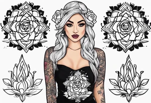 Tattoo the name of my wife Princess Rose Salaya tattoo idea