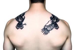 Itachi with ravens tattoo idea