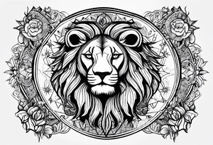 Leo astrologysign tattoo idea