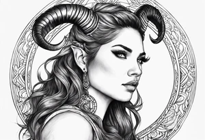Capricorn tattoo idea