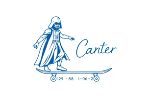 blue Skateboarding TALL Darth Vader
WORDS in star wars font "Darth Carter"
12/29/88-01/06/24 tattoo idea