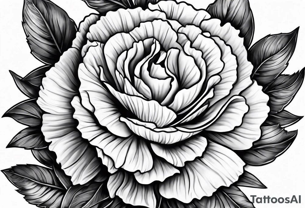 Carnation tattoo idea