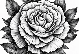 Carnation tattoo idea