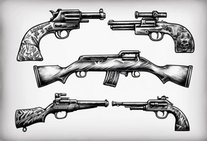 m1 grand ww2 weapon tattoo idea