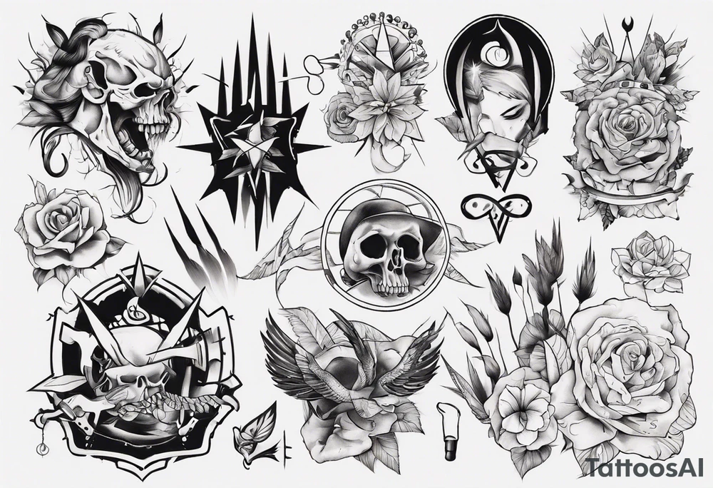 tattoo artist at work tattoo idea