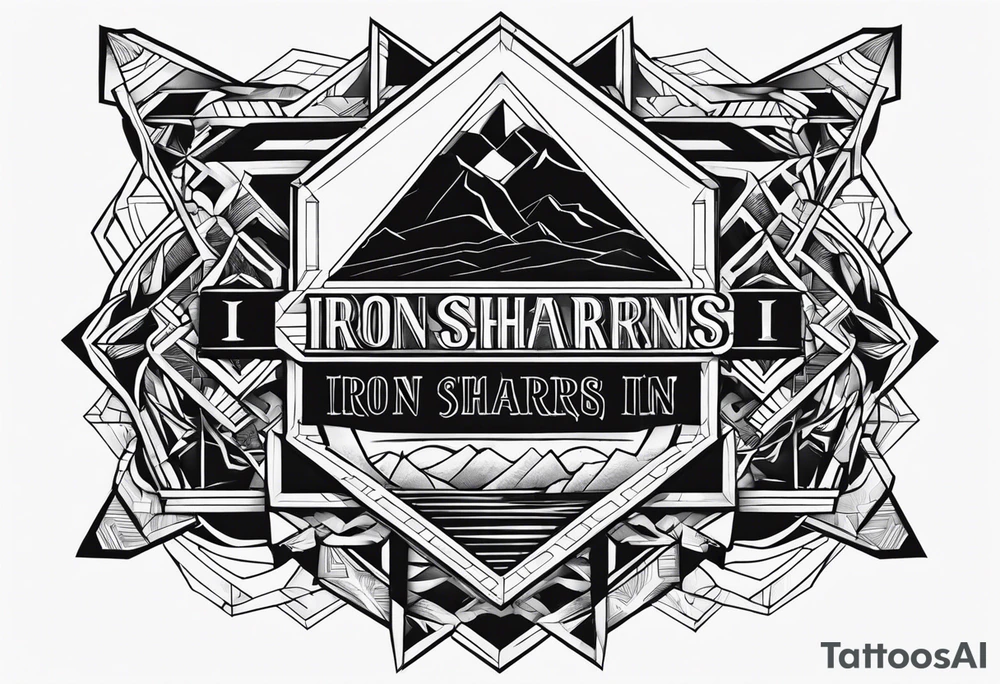 Iron Sharpens Iron Proverbs 27:17 tattoo idea