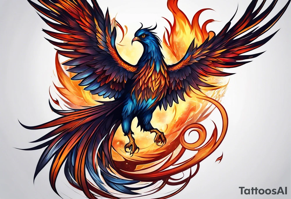 phoenix tattoo idea