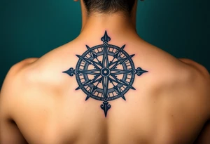 compass tattoo idea