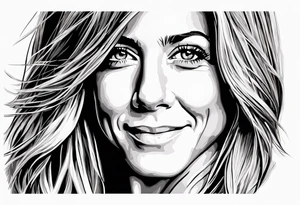 Jennifer Aniston the actress tattoo idea