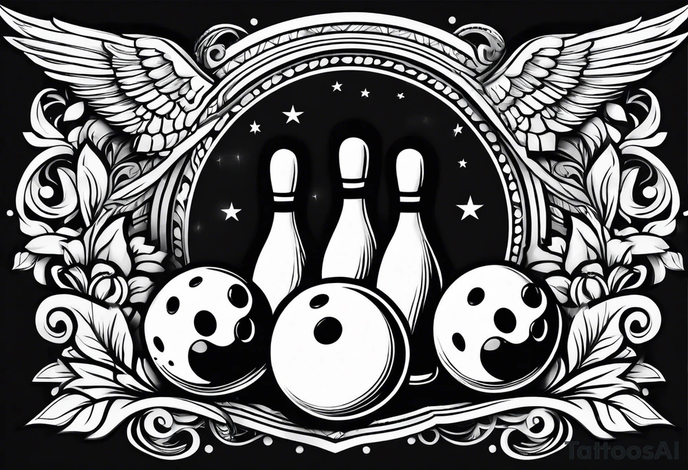 Bowling tattoo idea