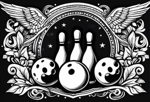 Bowling tattoo idea