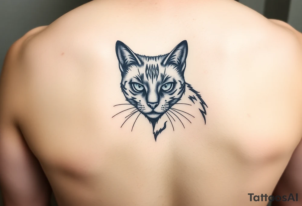 Black Cat tattoo idea