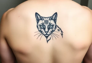 Black Cat tattoo idea