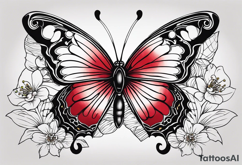 butter fly
cherry tattoo idea