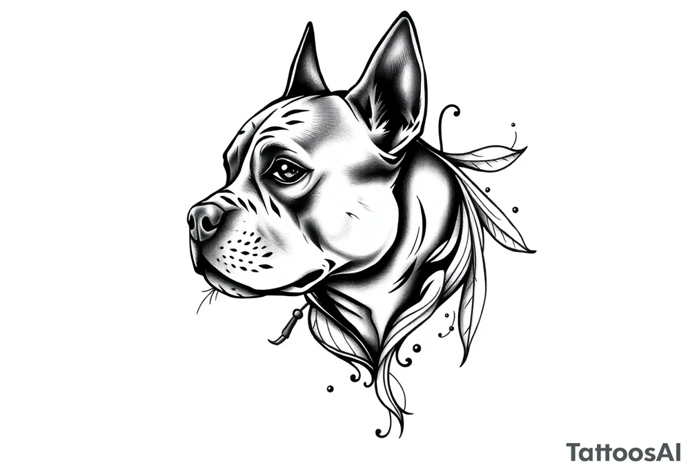 PITBULL tattoo idea