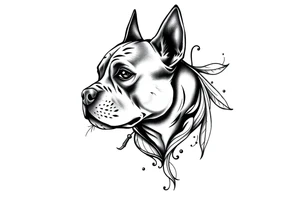 PITBULL tattoo idea