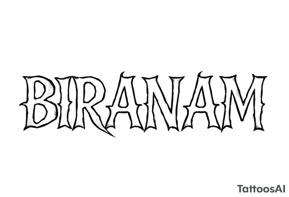 BRANAM tattoo idea