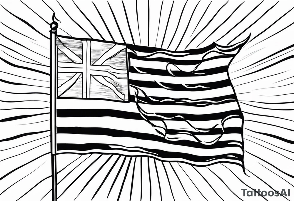 13 colonies flag tattoo idea