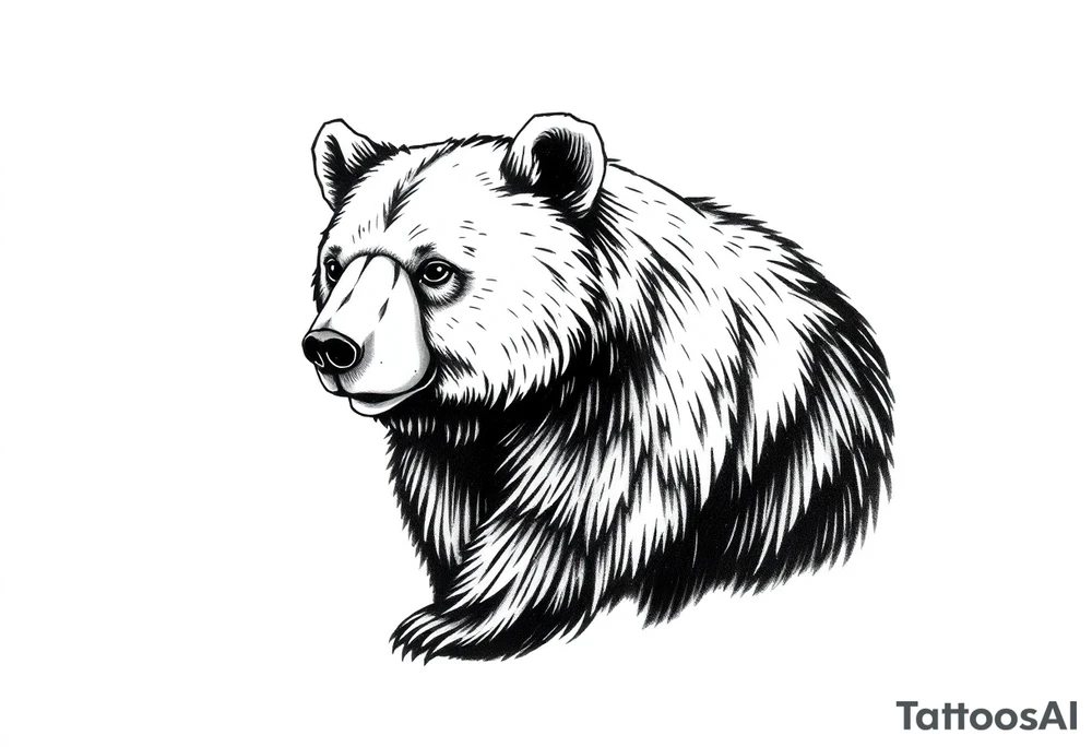 Bear tattoo idea