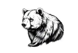 Bear tattoo idea