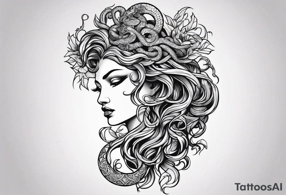 Medusa heads tattoo idea