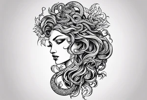 Medusa heads tattoo idea