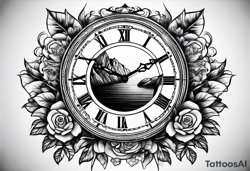 Make time count tattoo idea