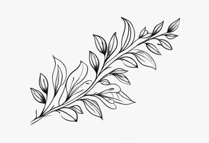 vine to wrap around arm tattoo idea