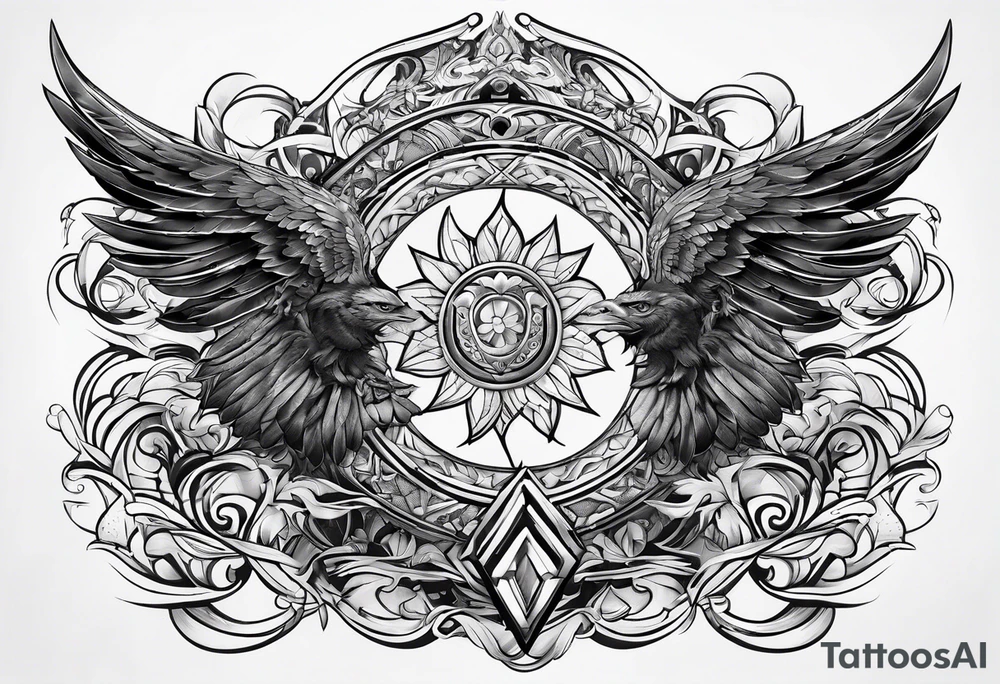 Chest tattoo idea