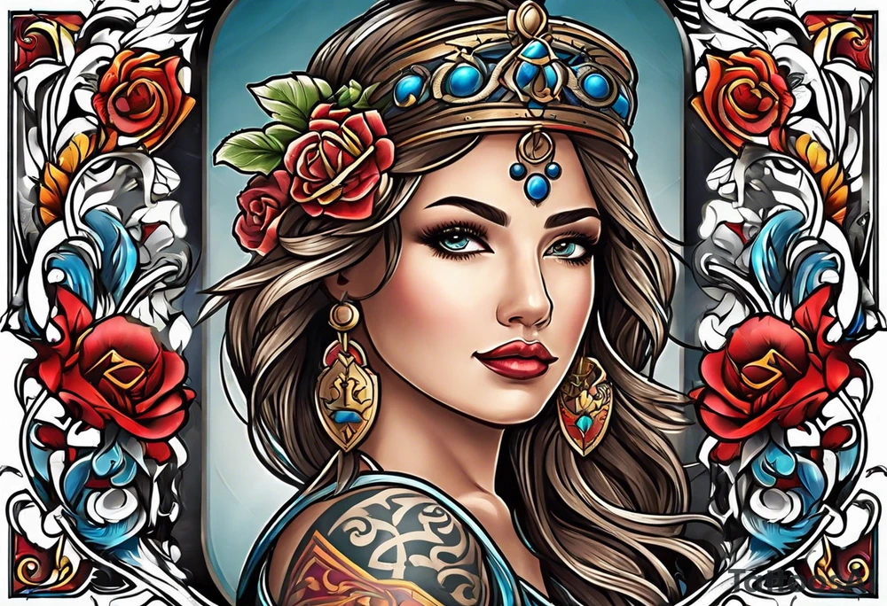 Prentice Family Crest tattoo idea