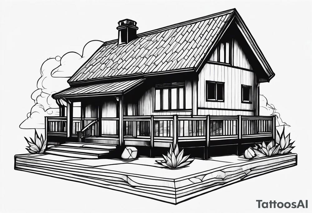 house tattoo idea