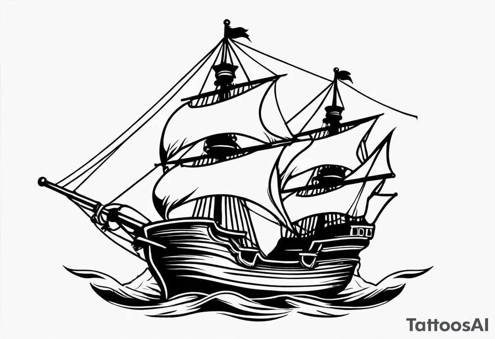 Pirate flag tattoo idea