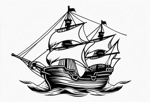 Pirate flag tattoo idea