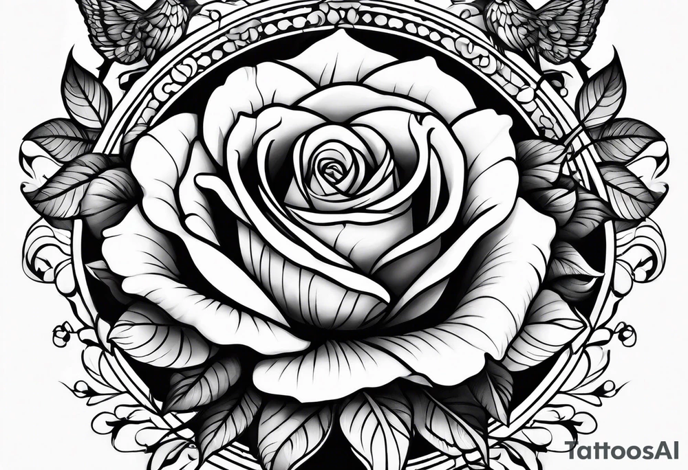 mae ola pla 
dove
roses tattoo idea