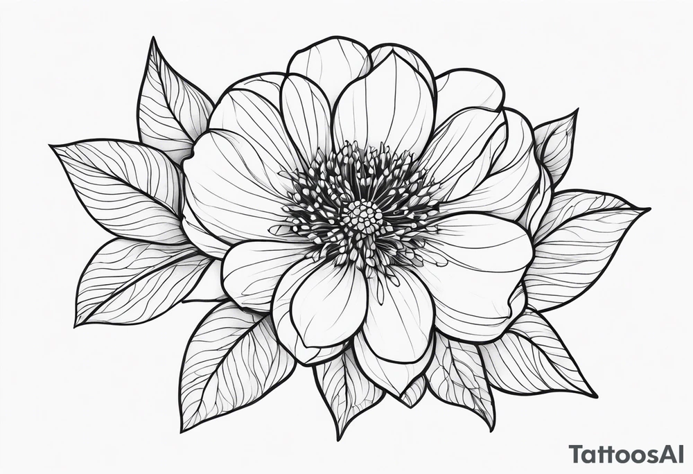 Flower tattoo idea