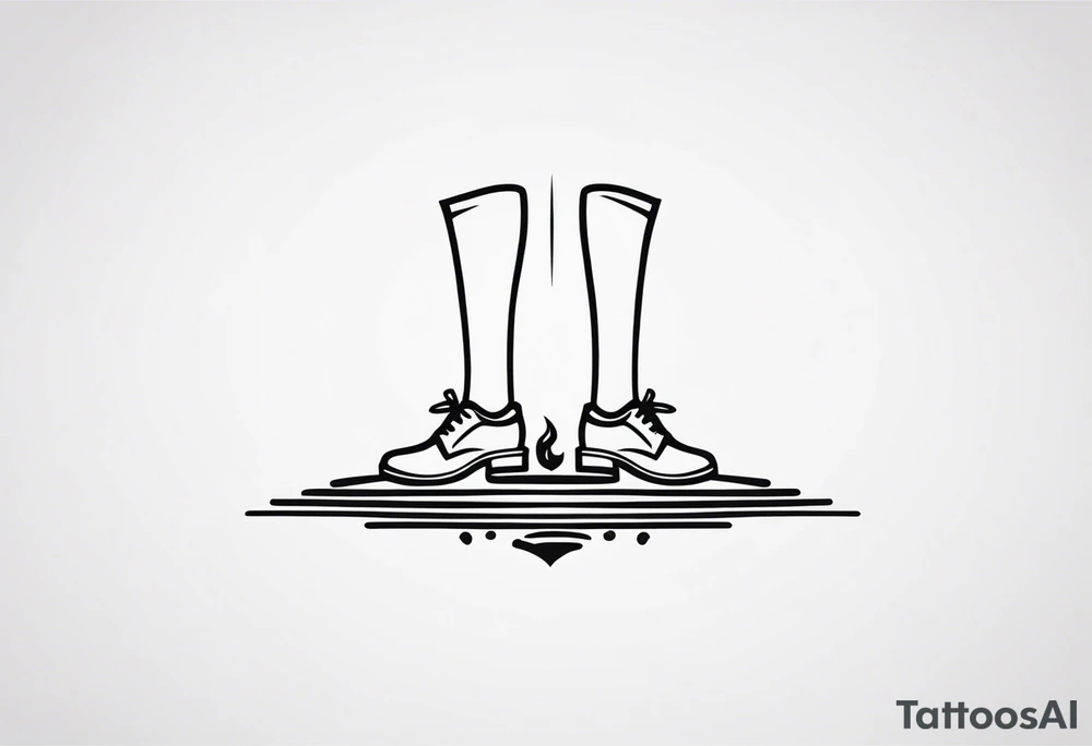 Keep your feet in the ground symbol for neck tattoo tattoo idea
