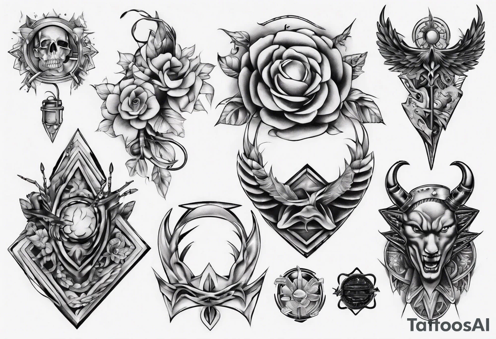 steel
blue collar tattoo idea
