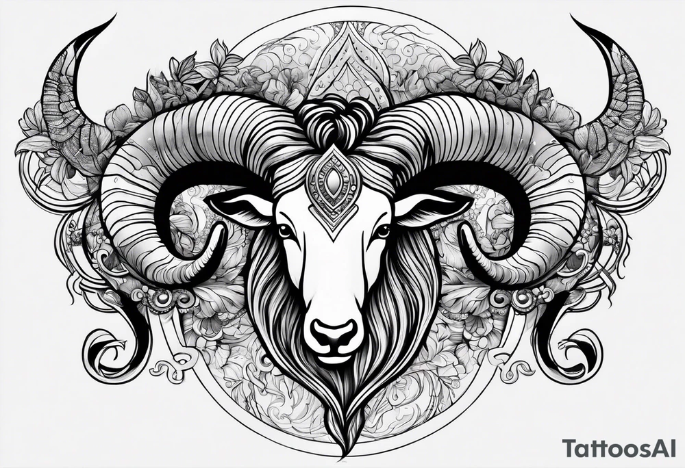 Aries for goddaughter tattoo idea