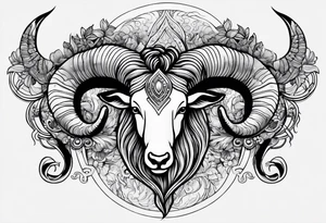 Aries for goddaughter tattoo idea