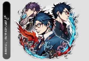 ae no exorcist tattoo idea