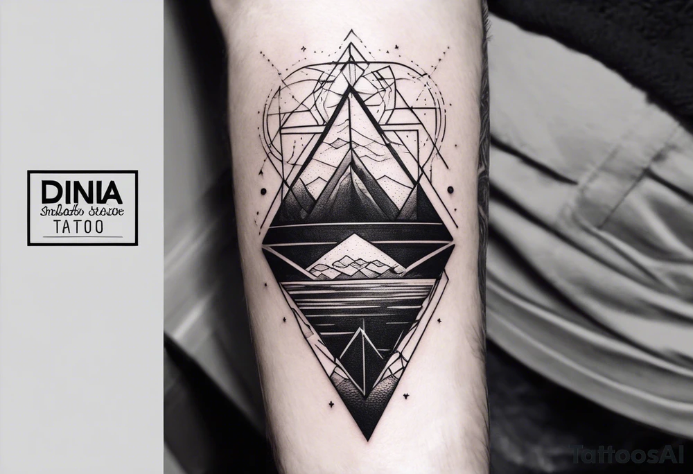 tattoo fine line, contendo árvore da vida, símbolos geométricos, textos em latim sobre força e coragem, DNA,  no ante braço masculino tattoo idea