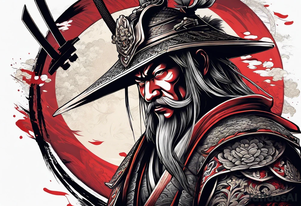 Samurai of death tattoo idea