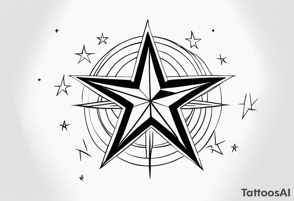 stars tattoo idea