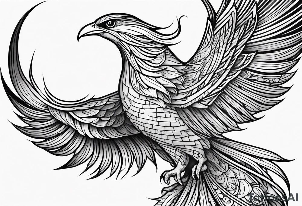 phoenix tattoo idea